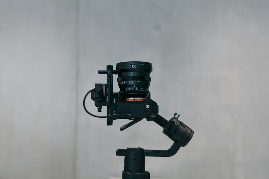 camera on gimbal